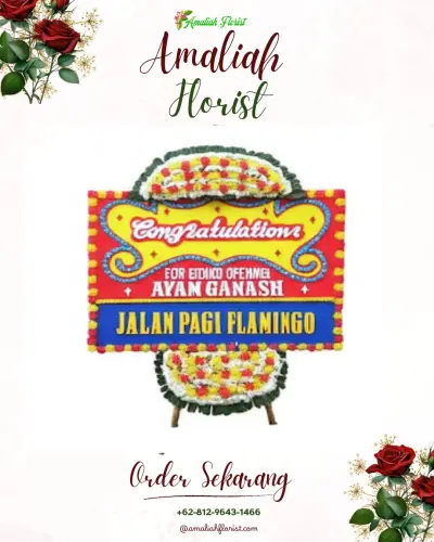 Bunga Papan Congratulation di Meri